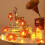 Sinhoon LED pumpkin string lights with maple leaves 40 8