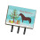 Gancho de Pared de Navidad de Caballo Inglés Thoroughbred, Triple 1