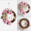 Rattan Wreath with Bow for Door Window Wall Decor 6