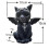 Black Cat Statue Hand-Painted Witch Decor 1pc 1