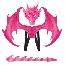 Set de cosplay de dragon de Halloween cu aripi și coadă pentru copii