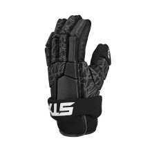 STX Stallion 75 Lacrosse-Handschuhe, Paar, Schwarz/Grau, Extra Klein