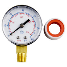 Hayward Sand Pool Filter Bottom Mount Pressure Gauge 60 PSI