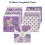 Scrapbook Paper Burgundy 30x30cm 12 Sheets 1