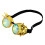 Steampunk-Brille mit Regenbogenkristallgläsern (ein Paar) 3