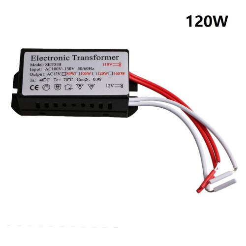 Elektronický transformátor s halogénovým xenónom 12 V AC 60 W