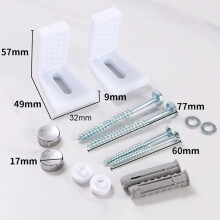 Kit di bulloni di ancoraggio per WC e bidet con fissaggio a pavimento