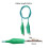 Alligator Clip Test Lead Double-Headed Five-Color 3-Pack 6