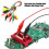 Alligator Clip Test Lead Double-Headed Five-Color 3-Pack 4