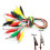 Alligator Clip Test Lead Double-Headed Five-Color 3-Pack 5