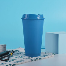 Leott Glass&Bottle Tumbler 401 ml, zmieniający kolor, wielokrotnego użytku