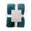 Leott Fleece Throw Blanket Stone Blue Green Polyester X1 1