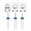 IMCBSTT Double Twin Needles Set 3 pcs 2.0/90 3.0/90 4.0/90 2