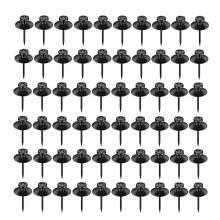 Clavos negros de doble cabeza para colgar cuadros (paquete de 60)