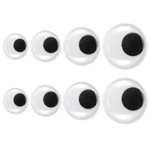 Googly Eyes Svarta Vita Miljövänliga 8 st
