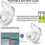 Cuffie stereo wireless impermeabili - Bianche 2