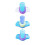 Round Label Punch Set 3 Pieces Edge Paper Punch 1