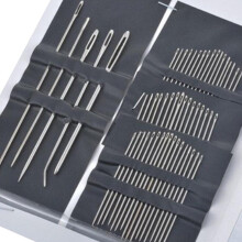 Hand Sewing Needles Stainless Steel 55 Pcs Set