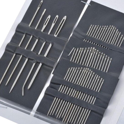 Hand Sewing Needles Stainless Steel 55 Pcs Set