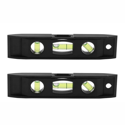 Spirit Level Magnetic 3-Bubble 150mm 2pcs 1