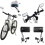 Bike Rearview Mirror Convex Wide 2X 3