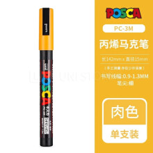 Posca marker pen acrylic paint 3M flesh color