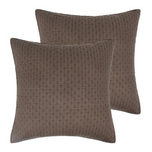 Levtex Home ristipisto tikattu Euro-shams-setti, kaksi, 26 kpl