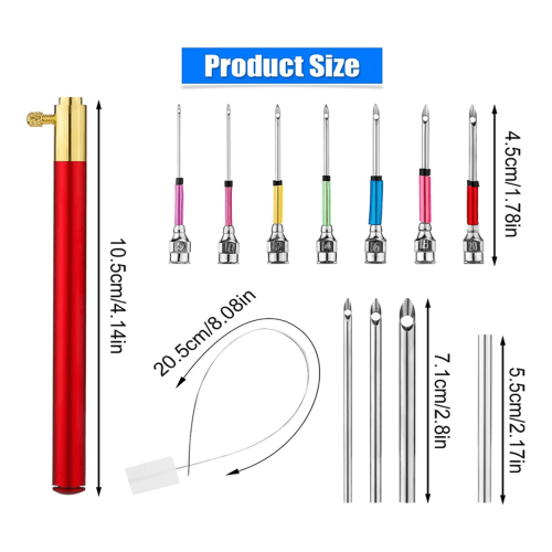 Punch Needle Kit Adjustable Embroidery Tool Set 13 pcs 1