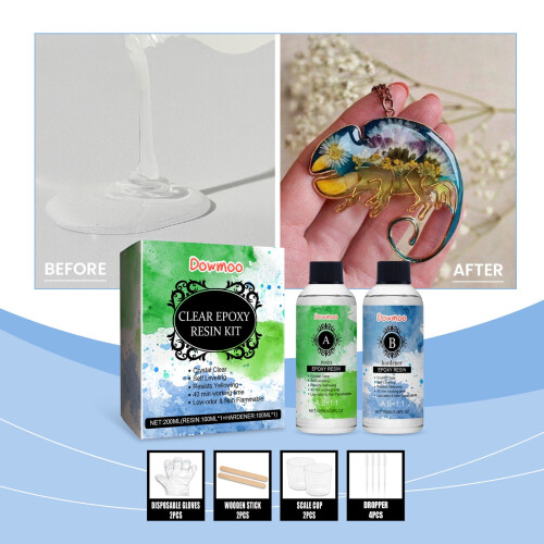 Epoxy Resin Table Top Kit 2-Part 6.8 oz High-Gloss