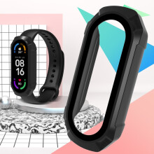 Cosantóir Scáileáin agus Cás Lánchlúdaigh Mi Band4 5 6