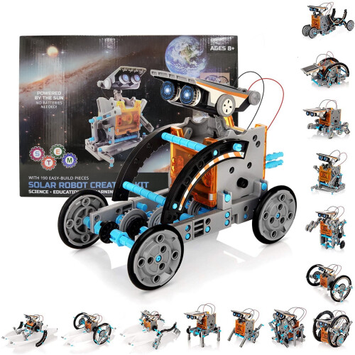 Solar Robot Toy Kit – Educational DIY Construction Set 2