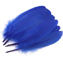Goose Feathers Multicolor 6-8 inch 100 pcs