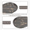 Ceramic marble-pattern tray black 1 piece 4