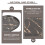 Ceramic marble-pattern tray black 1 piece 3