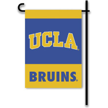 BSI PRODUCTS, INC. - UCLA Bruins 2-seitige Gartenflagge mit Kunststoffstange und Saugnäpfen - UCLA Basketball