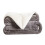 Jazz Grey lambswool blanket twin size thickened 1