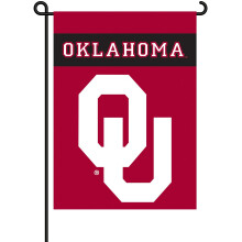 NCAA Oklahoma Sooners 2-seitige Gartenfahne (13"x18")