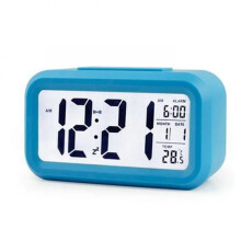 Sveglia a LED con visione notturna, 1 pezzo, orologio da tavolo, ampio display digitale luminoso, 13,7  7,8  4,8 cm