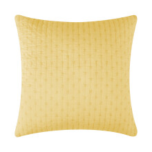 Cuscino decorativo a punto croce Levtex Home 18x18 pollici giallo
