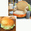 Pernă decorativă din bumbac PP pentru hamburger, 40 cm 2