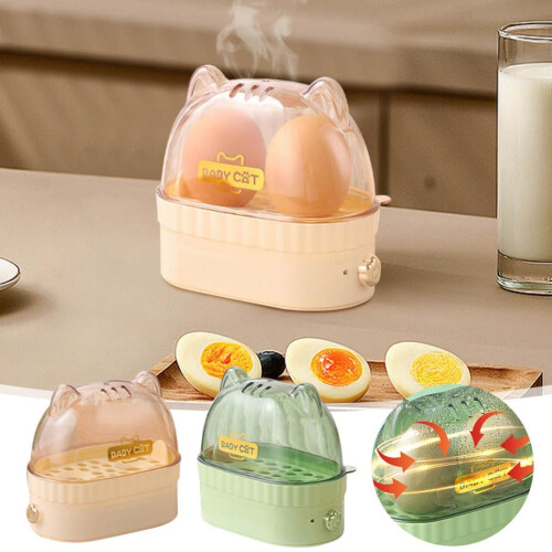 Leodye Electric Egg Cooker BPA Free 2-Egg Green