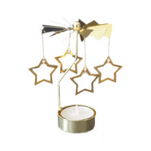 Leott metal carousel candle holder for tea lights
