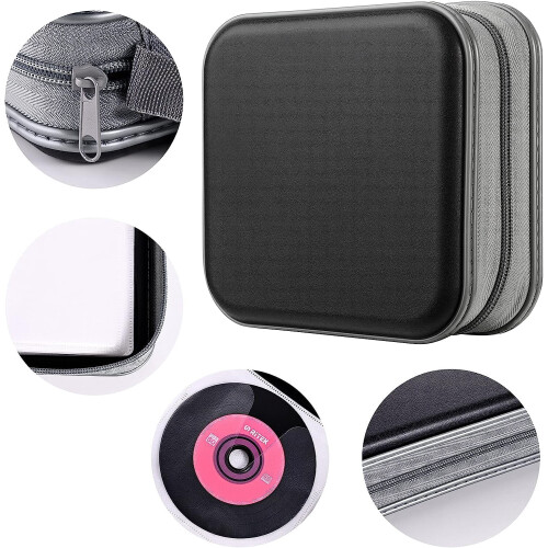 DVD case hard plastic 48-disc portable storage organizer 2
