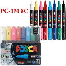 Uni Posca Acrylic Marker PC-1M 8 Colors