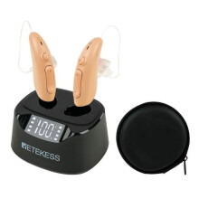 Cuffie Retekess TE201, amplificatore audio, cancellazione del rumore ricaricabile, soppressione del rumore, adatte ad anziani e persone