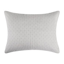 Levtex Home ristipisto sham grey puuvillaa 26x20 tuumaa