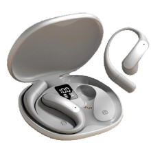 Auricolari wireless - GSQZLTE - Stereo HiFi con bassi potenti - Design ergonomico - 60 ore di riproduzione - Auricolari aperti Bluetoot