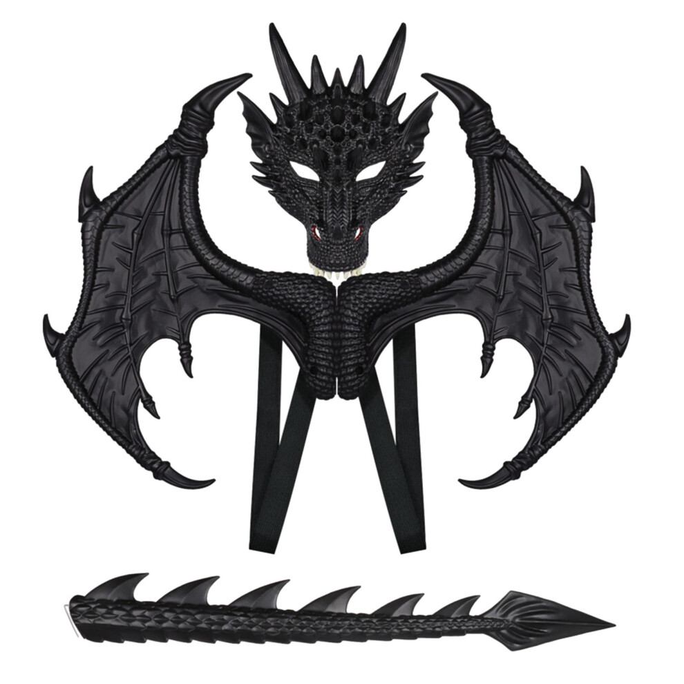 Halloween Dragon Costume Set For Kids With Wings And Tail 9107258745804