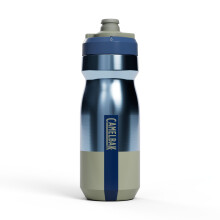 CamelBak Podium Steel Isolierte Fahrrad-Wasserflasche, Mercury Deep Sea, 18oz