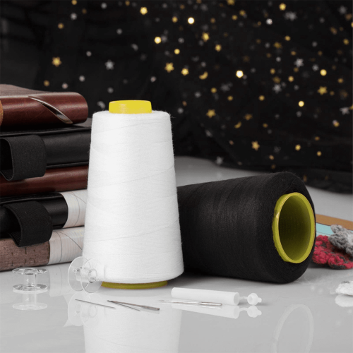 Weißes Polyester-Nähgarn, 3000 Yards pro Spule 1